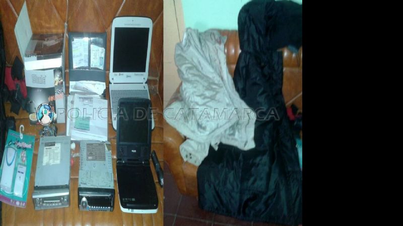 Demoran a dos niños y secuestran elementos robados en Santa María