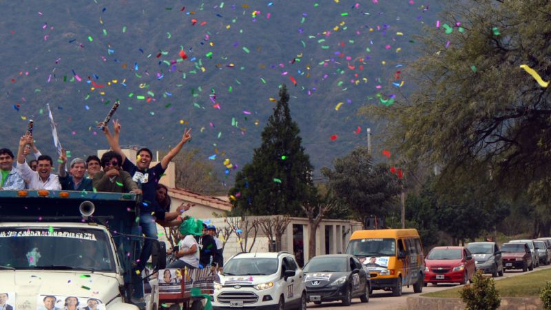 Gran caravana de Ferreyra en Fray Mamerto Esquiú