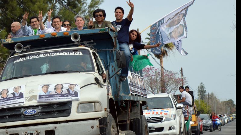 Gran caravana de Ferreyra en Fray Mamerto Esquiú