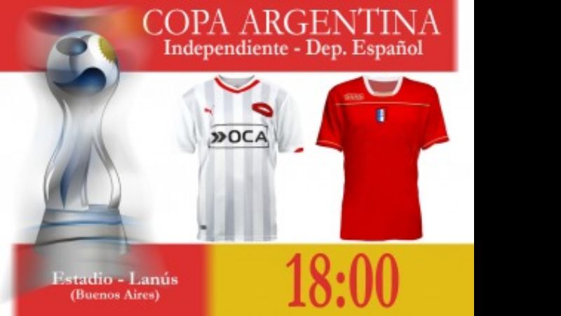 Independiente frente a Deportivo Español por la Copa Argentina