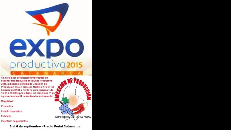 Convocan a artesanos para la Expo Productiva 2015