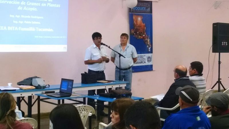 Capacitan a sobre manejo de maíz pos cosecha en Valle Viejo