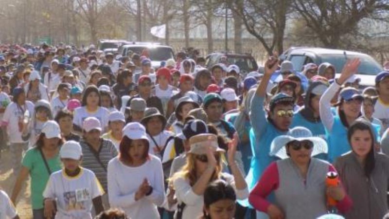 Peregrinos santamarianos ya están en territorio salteño