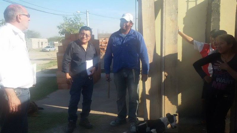 Avance de soluciones habitacionales en el Barrio 111 Viviendas Norte