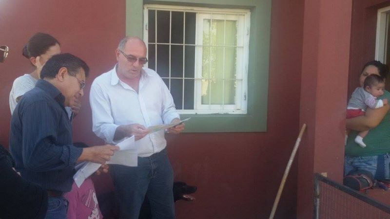 Avance de soluciones habitacionales en el Barrio 111 Viviendas Norte