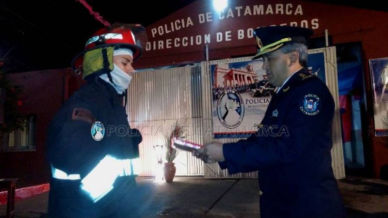 Acto por el 74º Aniversario de la Dirección de Bomberos