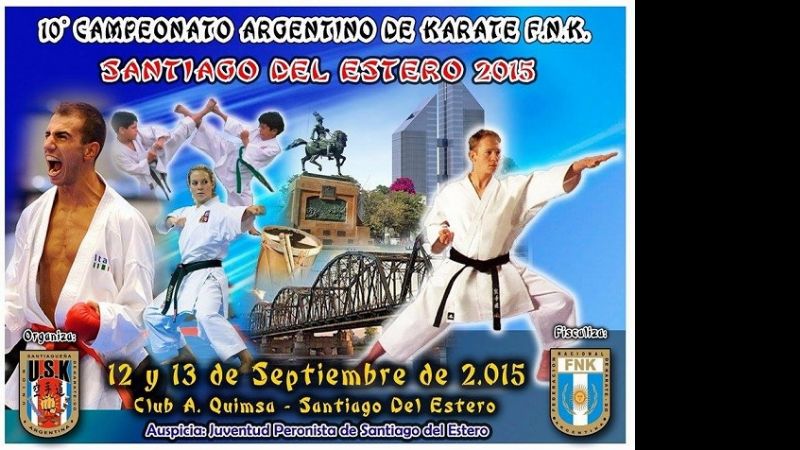 Karatecas, a Santiago del Estero