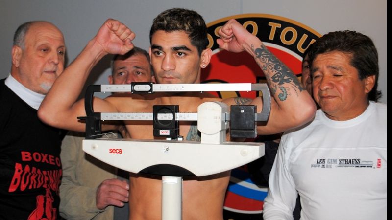 “La Joya” y “el Huracán” dieron el mismo peso, para la pelea de mañana