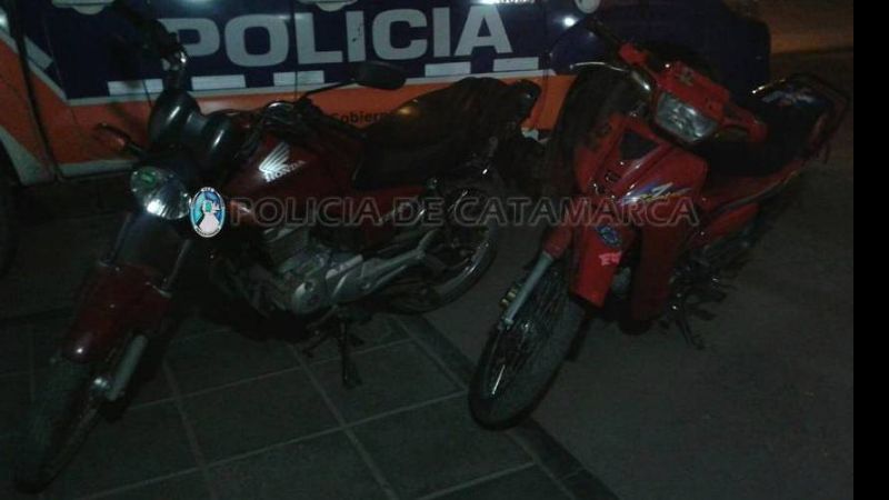 En importante procedimiento, secuestran dos motos