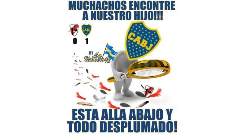 Boca celebró el triunfo ante River con los clásicos afiches