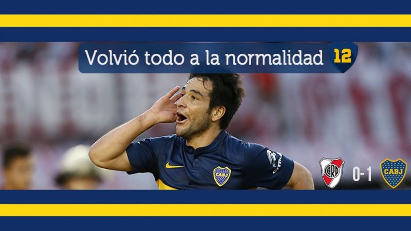 Boca celebró el triunfo ante River con los clásicos afiches