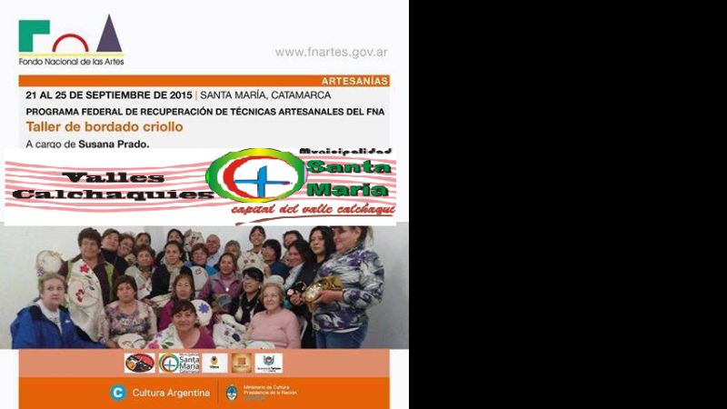 Nuevo módulo del taller de bordado criollo