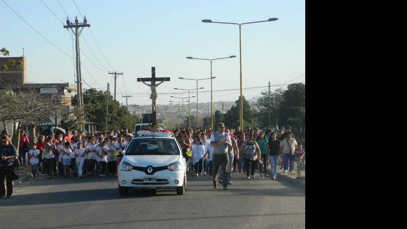 Culminaron las fiestas patronales en la parroquia de la Santa Cruz