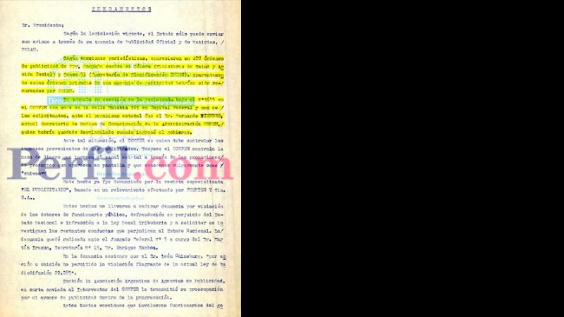 En 1991, la UCR había denunciado a Niembro por desvío de fondos