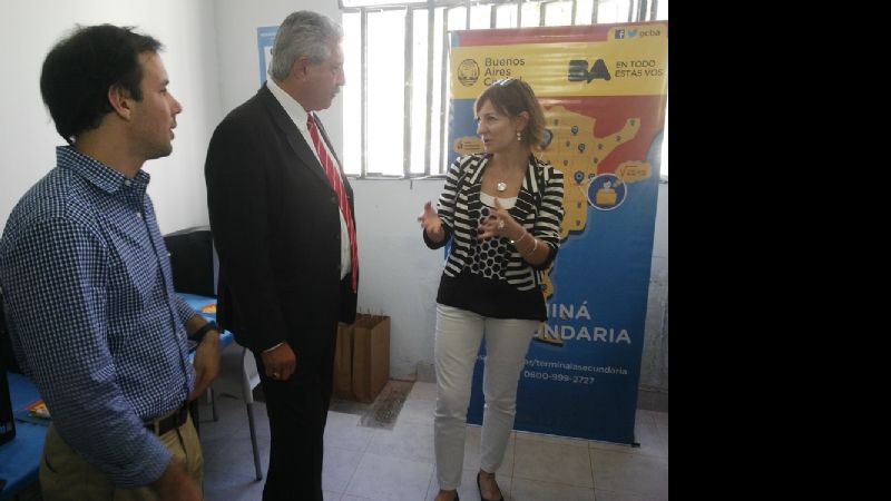 Marsilli y funcionaria de Macri inauguraron una sala para el Programa “Termina la Secundaria”