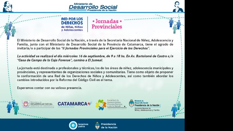 II Jornadas Provinciales para el Ejercicio de los Derechos