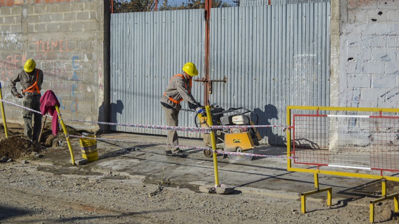 Se inaugura la obra de gas del barrio 20 de Marzo