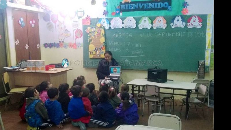 Seguridad Vial brindó charlas en Capayán