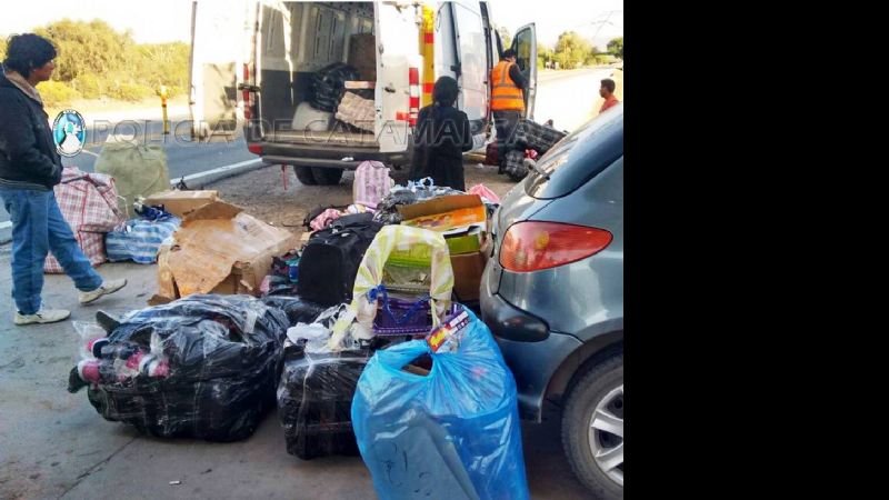 Secuestran mercadería en el puesto caminero El Portezuelo