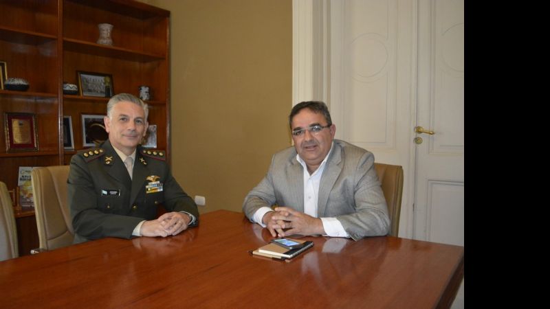 Jalil recibió al delegado del Ejército Argentino en Catamarca