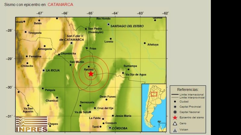 Hoy Catamarca tembló dos veces antes