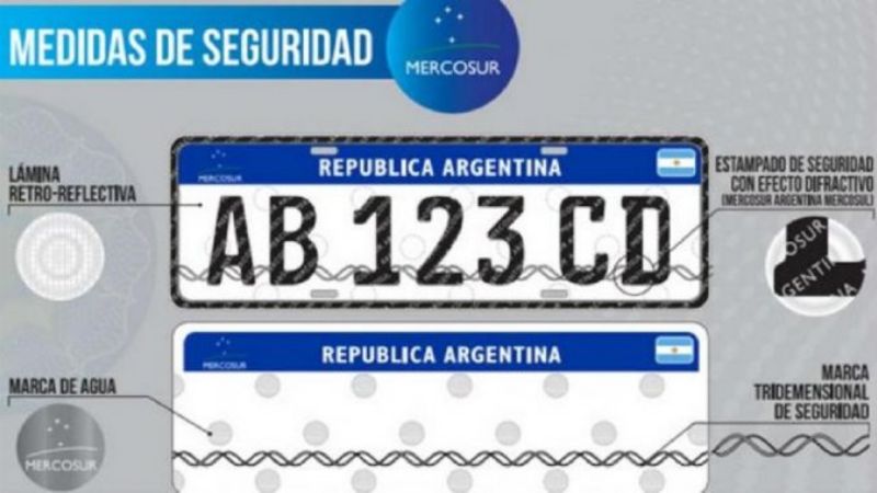 En enero comienza a regir la nueva patente del Mercosur