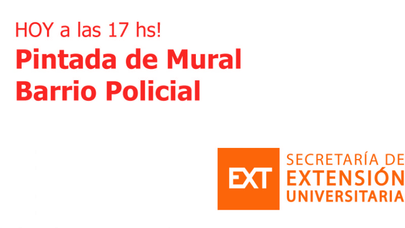 Se pintará un mural y juegos en plaza del Barrio Policial