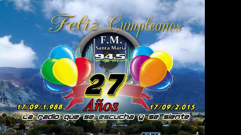 La Radio Municipal de Santa María cumplió 27 años