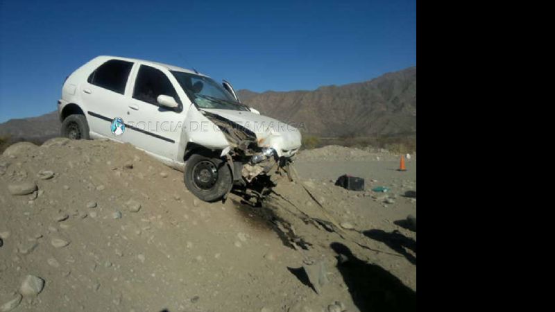 Sexagenario accidentado en Santa María