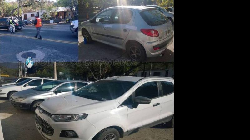 Secuestran vehículos y productos de panadería en un control vehicular