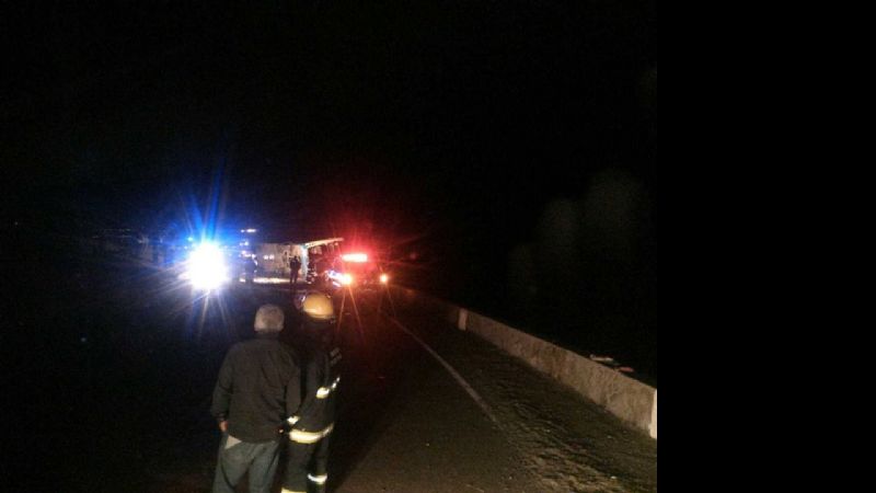 Volcó un colectivo con alumnos catamarqueños