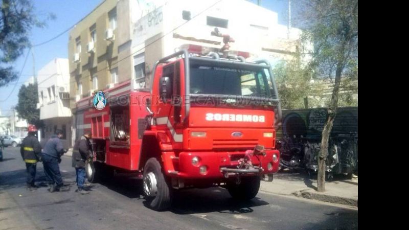 Se incendió una precaria vivienda