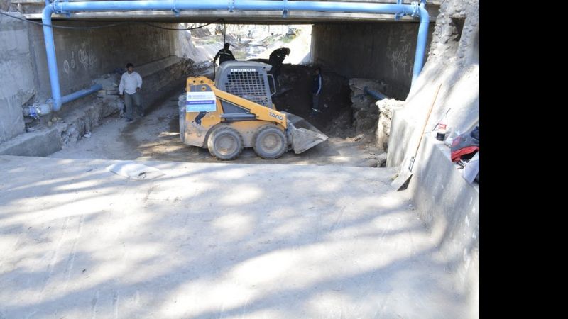 Continúan los trabajos en el Arroyo Florida