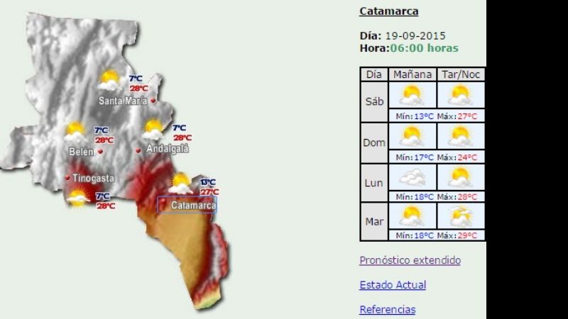 Clima primaveral para el Día del Estudiante
