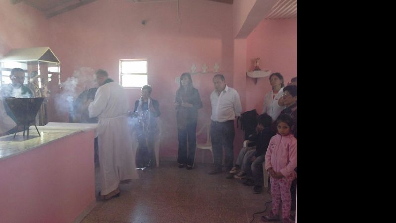 Consagran el altar y dedican los  templos de Telaritos y Carranza