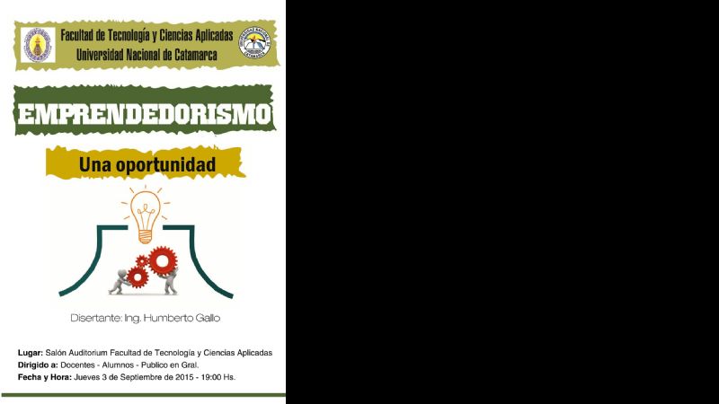 Jornadas sobre Emprendedorismo