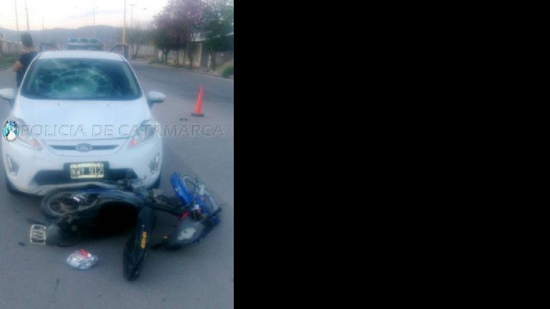 Violento choque dejó dos lesionados