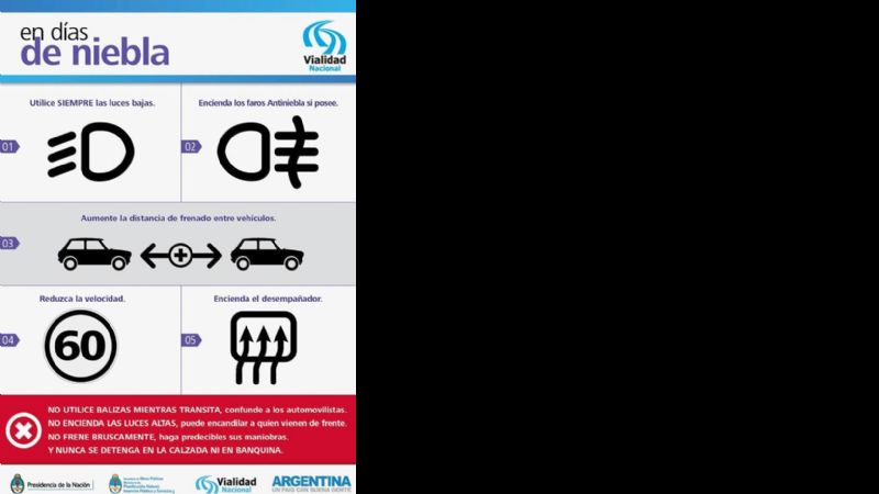Normalidad en el tránsito por las rutas nacionales