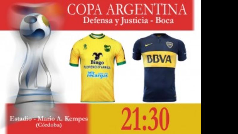 Por los 4tos. de la Copa Argentina, Boca enfrenta a Defensa y Justicia