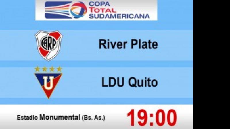River inicia la defensa de la Copa Sudamericana ante la Liga de Ecuador