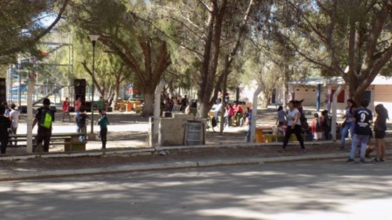 Estudiantes pasaron el día de la primavera en el camping