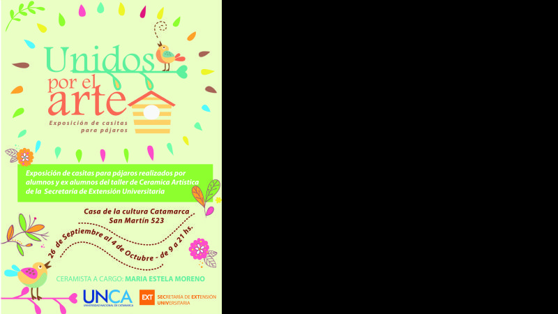 Exposición en la Casa de la Cultura "Unidos por el Arte"