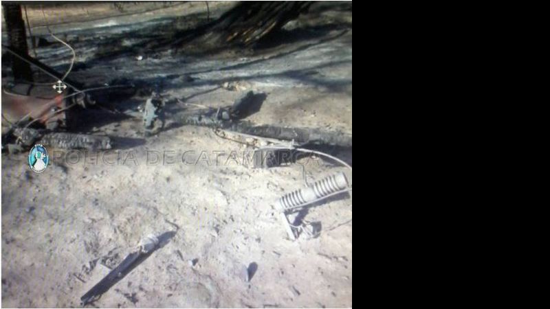 Policías rescataron a un hombre de 70 años de un incendio