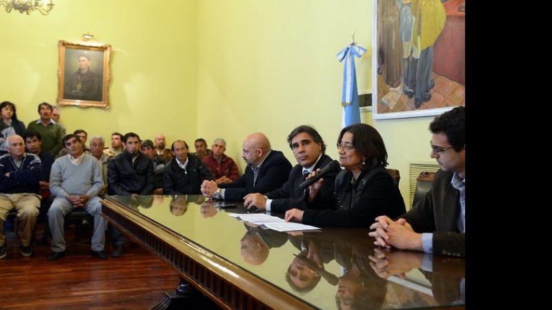 Lucía entregó importantes créditos a emprendedores