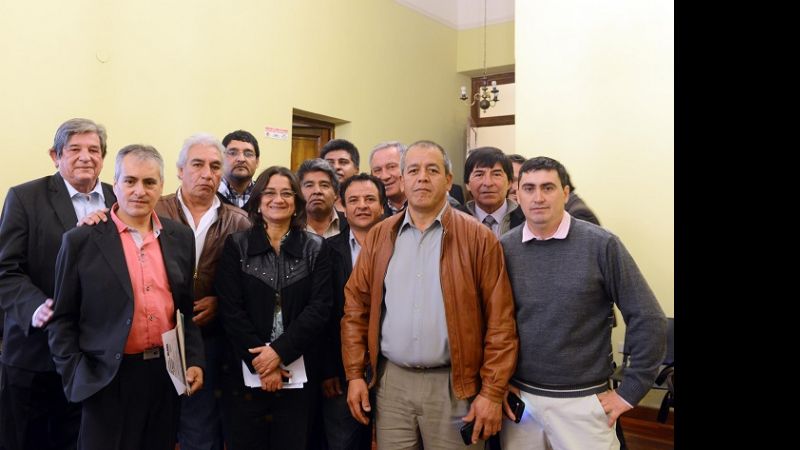 Nueva conducción de ATE visitó Casa de Gobierno