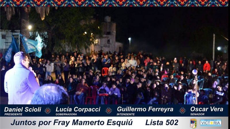Ferreyra lanzó su campaña en Fray M Esquiú