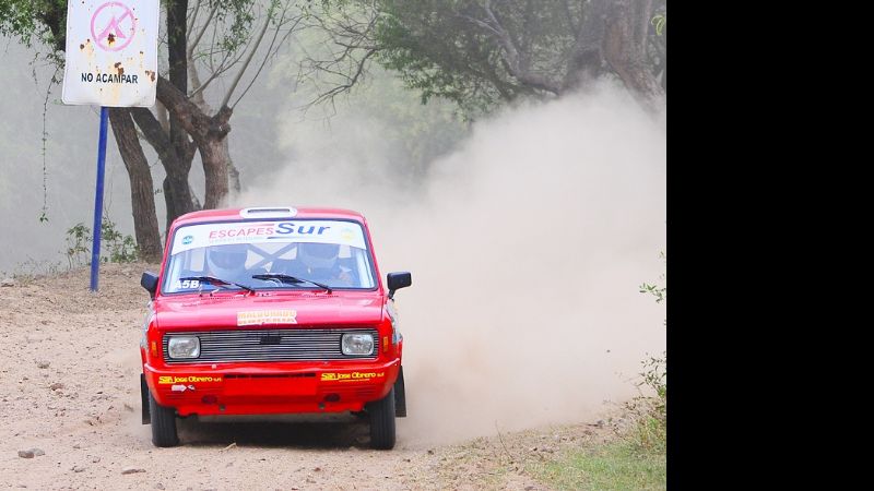 Nery Carrizo va ganando el “Rally de la Primavera” en La Puerta