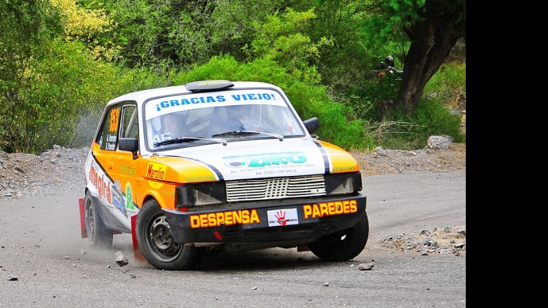 Nery Carrizo va ganando el “Rally de la Primavera” en La Puerta