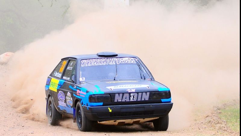 Nery Carrizo va ganando el “Rally de la Primavera” en La Puerta