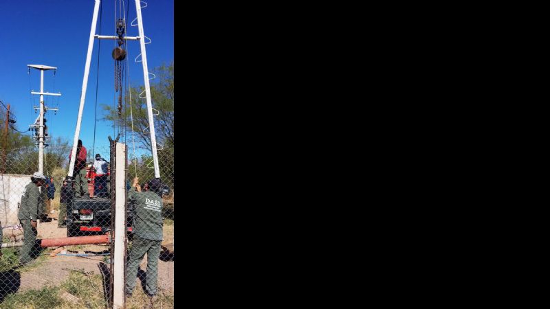 Trabajan en Tinogasta para mejorar y optimizar el servicio de agua potable